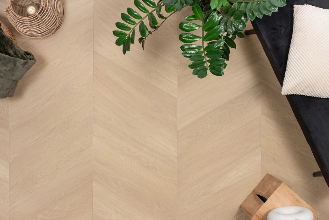 Floer Natuur Eiken - Hongaarse Punt PVC