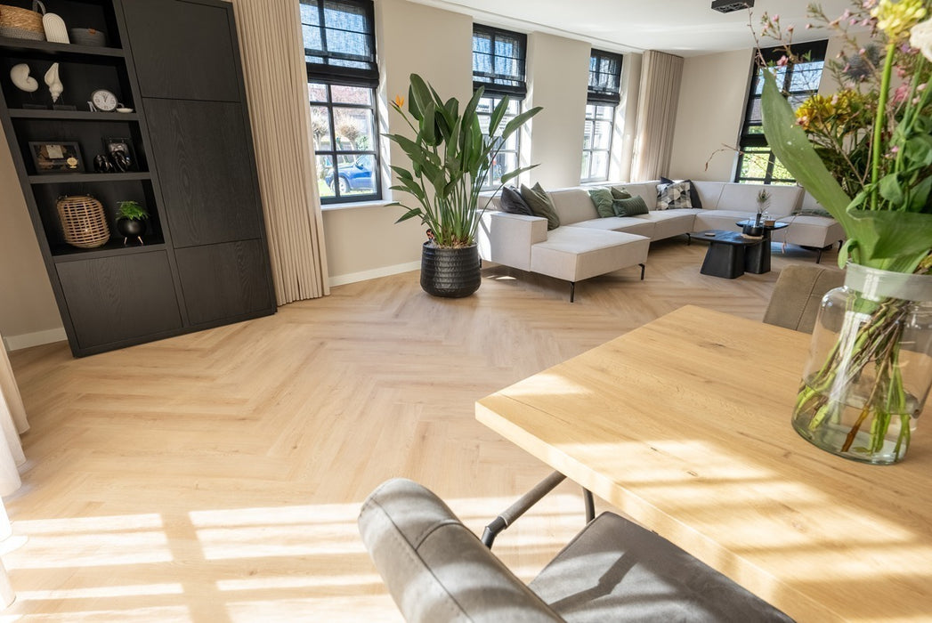 Floer Cetus Crème - Walvisgraat Dryback Plak PVC