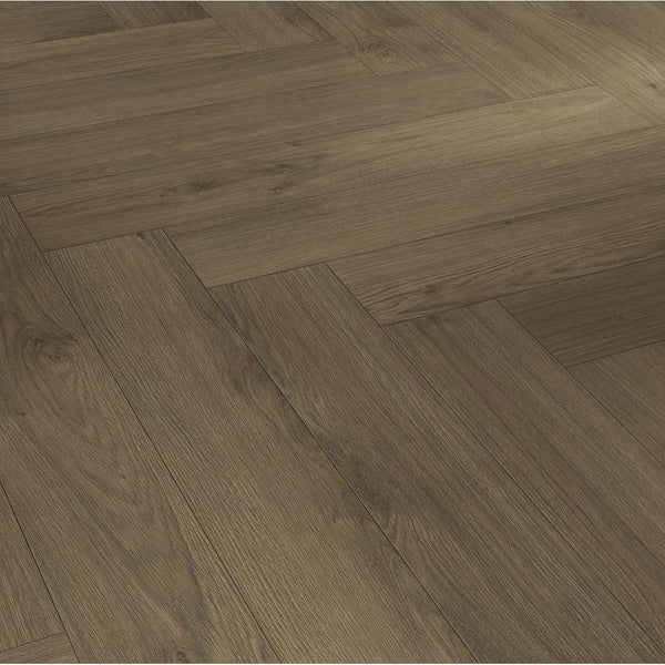 PARADOR Trendtime 3 Oak Mont Blanc Dark Brown - Visgraat Laminaat