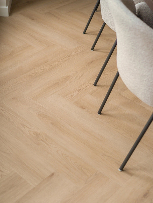 Floer Bryde Bruin - Walvisgraat Dryback Plak PVC
