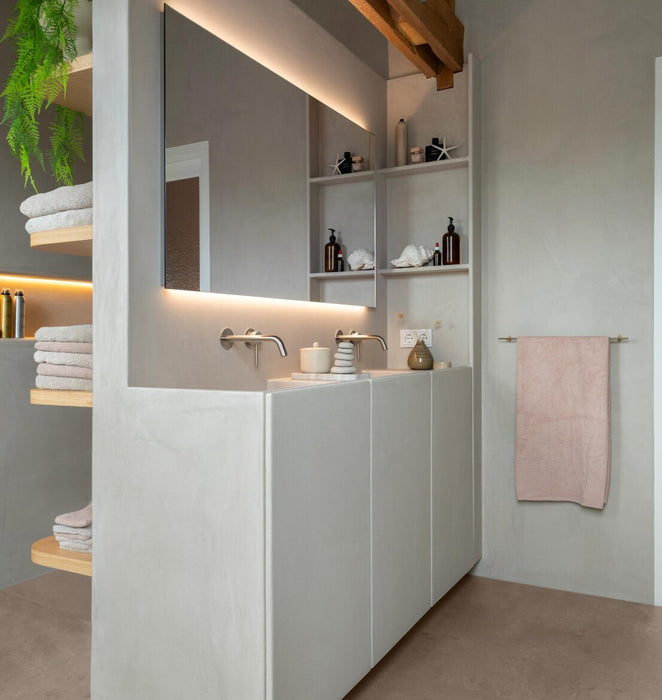 Vloerfoto Hebeta Beton Design 57217 - Tegel 90x45 - Rigid Klik PVC