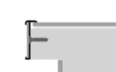 Verstelbaar trapneusprofiel | Zwart | 300cm