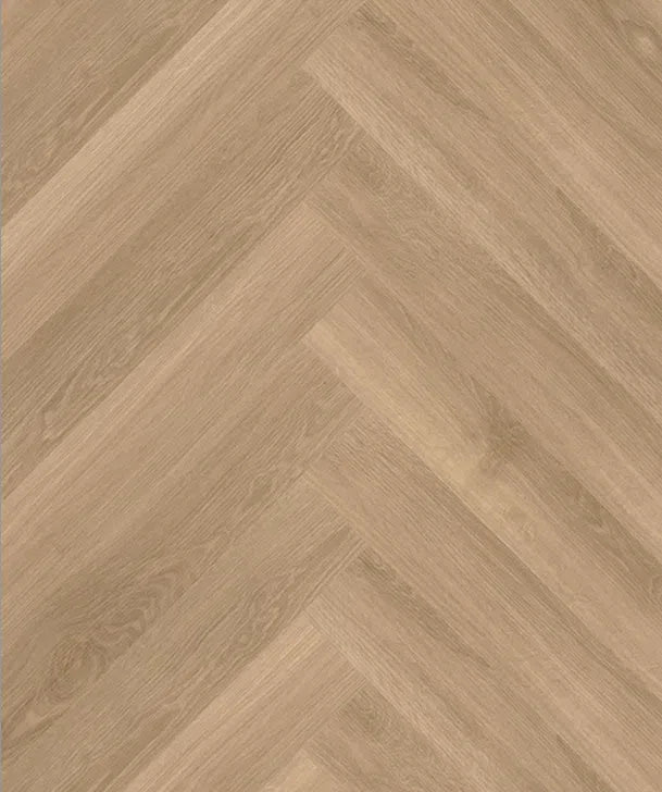 mFLOR Parva River Oak 41929 XL Visgraat Tarn | Dryback lijm PVC