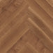 mFLOR 40813 Parva Broad Leaf Dark Sycamore | Visgraat PVC | Dryback