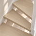 orleans eik zand traprenovatie, open trap, detail van de draai
