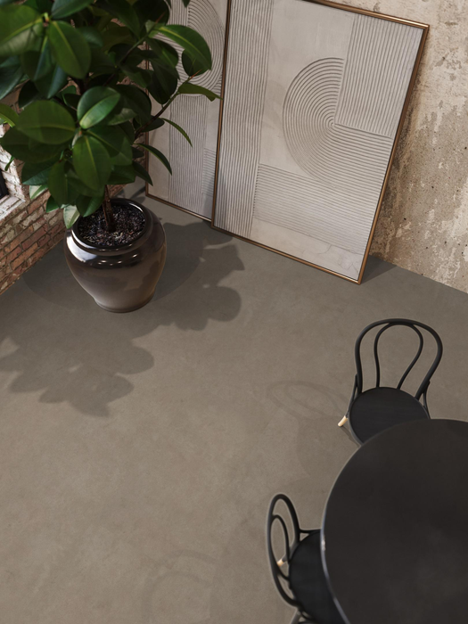 Ambiant Cerino XL Taupe | Tegel 90 x 90 Plak PVC Dryback