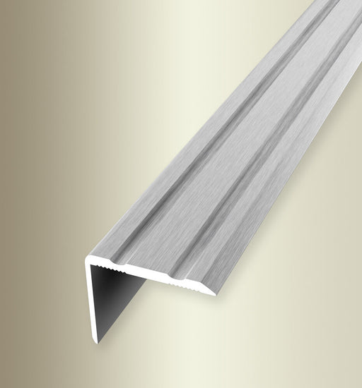 Hoekstrip 20x24mm | Zilver geborsteld / Zelfklevend / 100 cm