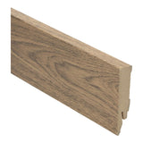 Rechte folieplint 70x14 Oud Kastanje