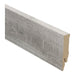 Rechte folieplint 70x14 eik grijs met zaagsnede
