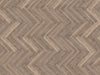 mFLOR 40817 Parva Broad Leaf Smoky Sycamore | Visgraat PVC | Dryback