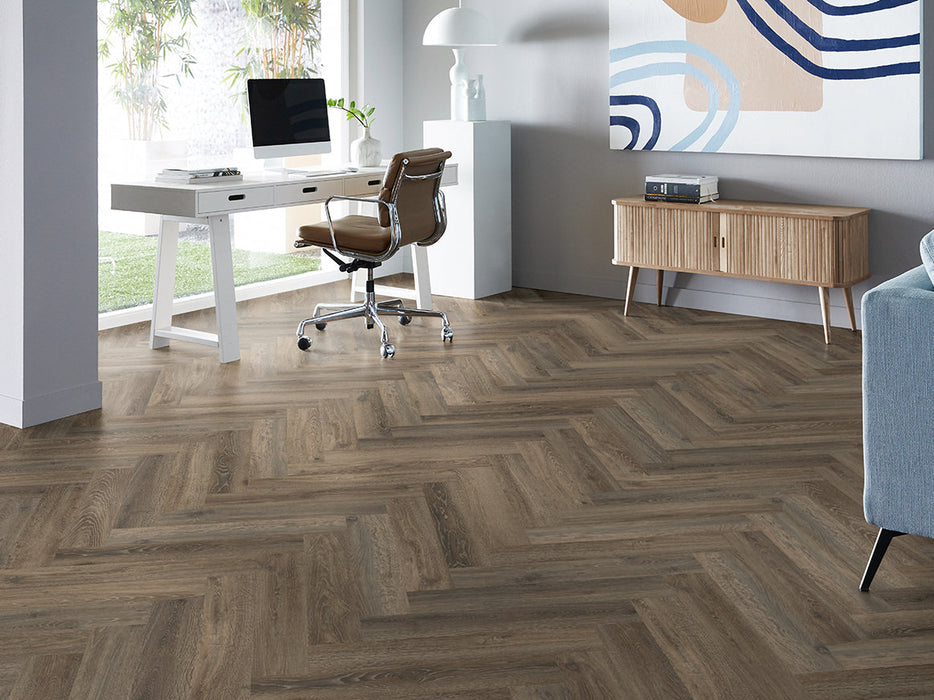 mFLOR 41217 Parva Oak Lombardia | Visgraat PVC | Dryback