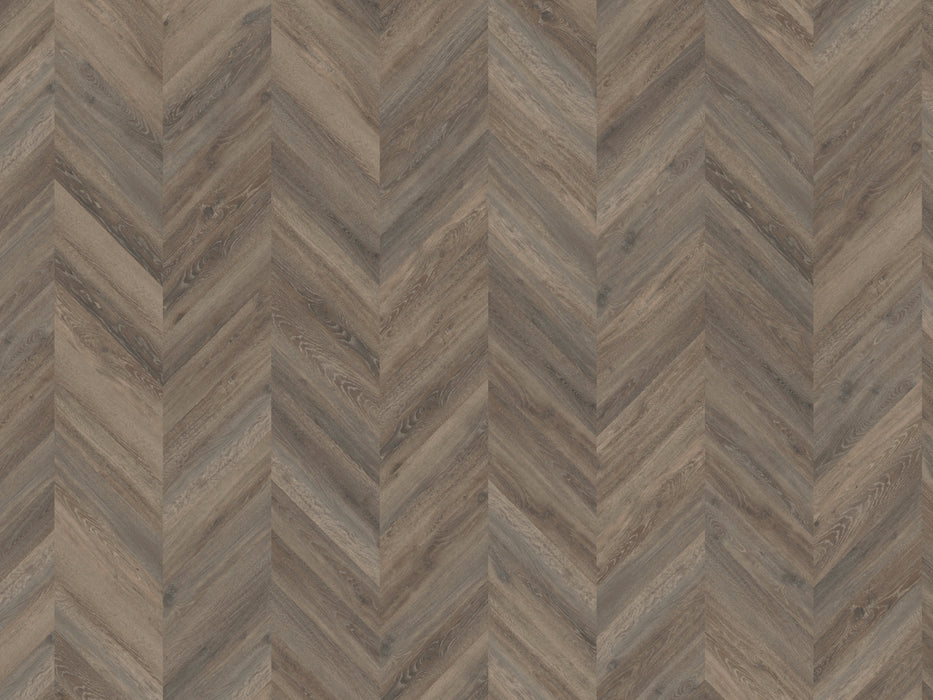 mFLOR 42217 Parva Oak Chevron Lombardia | Hongaarse punt | Dryback Plak PVC