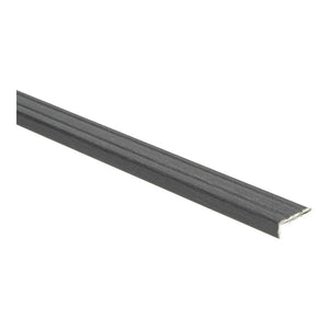 Hoeklijnprofiel 10x24.5mm weng√© zwart