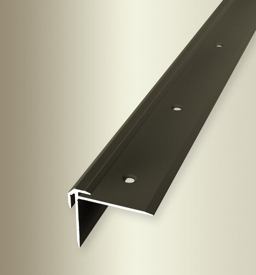 Inschuif traphoekprofiel | Antislip | BRONS / 2.5 mm