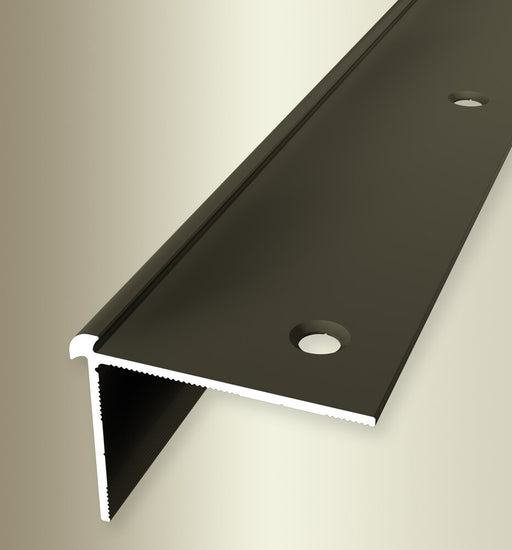 Trapkantprofiel voor PVC | Buitenhoek | Brons / 2.5 mm