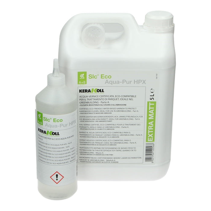 Kerakoll SLC 2K parketlak | Aqua-Pur HPX Extra mat 5.5 Liter