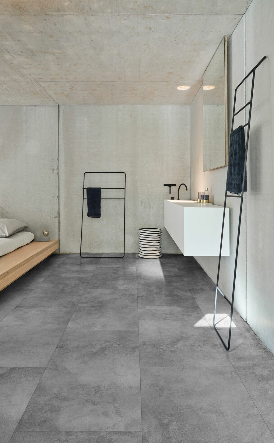COREtec Authentics Tiles 151 Cloud | Tegel 91x47 cm | Click PVC