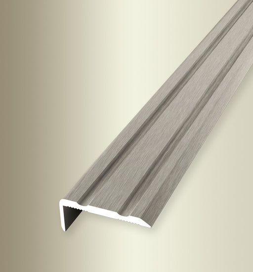 Hoeklijnprofiel 10x24mm | RVS Geborsteld / Zelfklevend / 100 cm