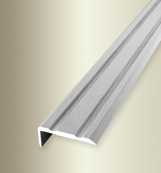 Hoeklijnprofiel 10x24mm | Zilver geborsteld / Zelfklevend / 100 cm