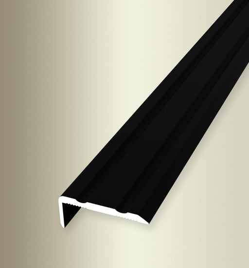 Hoeklijnprofiel 10x24mm | Diep Mat Zwart / Zelfklevend / 100 cm