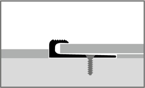 Inschuif eindprofiel 5mm vloerdikte