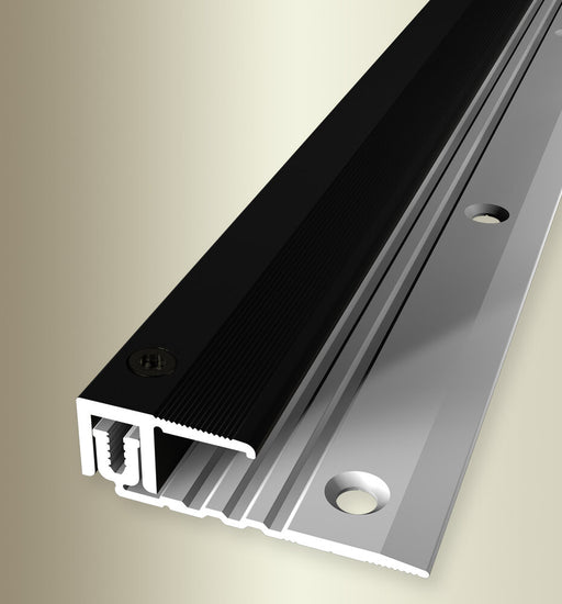 Eindprofiel 7 tot 15 mm vloerdikte | Zwart / 90 cm