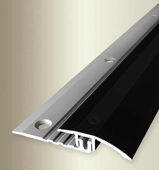 Overgangsprofiel 4 tot 9.5 mm vloerdikte | Zwart / 100 cm