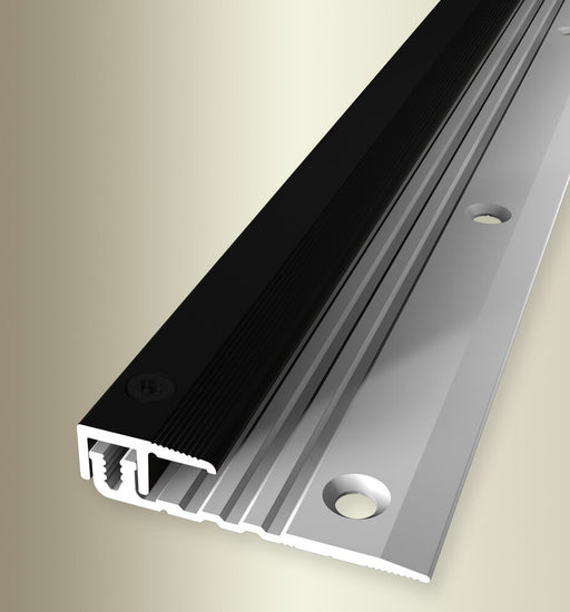 Eindprofiel 4 tot 9.5 mm vloerdikte | Zwart / 100 cm