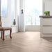 mFLOR 40817 Parva Broad Leaf Smoky Sycamore | Visgraat PVC | Dryback