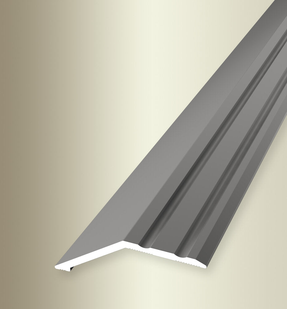 Overgangsprofiel Aluminium T‑profiel – 2,5 M Lang, 14 X 9 Mm, Zilver, Voor Vloerovergangen