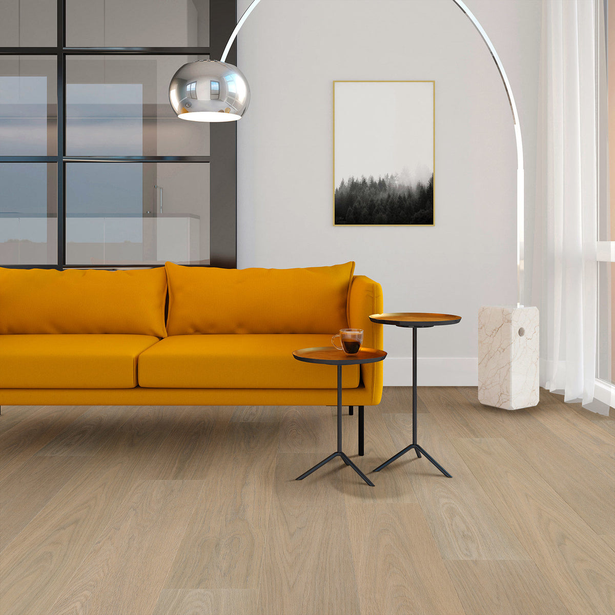 Sfeerbeeld Vivafloors 7820 | Eiken | Lijm PVC Dryback