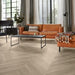 mFLOR 42219 Parva Oak Chevron Sardinia | Hongaarse punt | Dryback Plak PVC