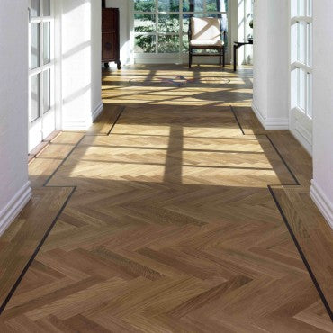 Sense VE30 Royale Oak | Visgraat PVC Dryback