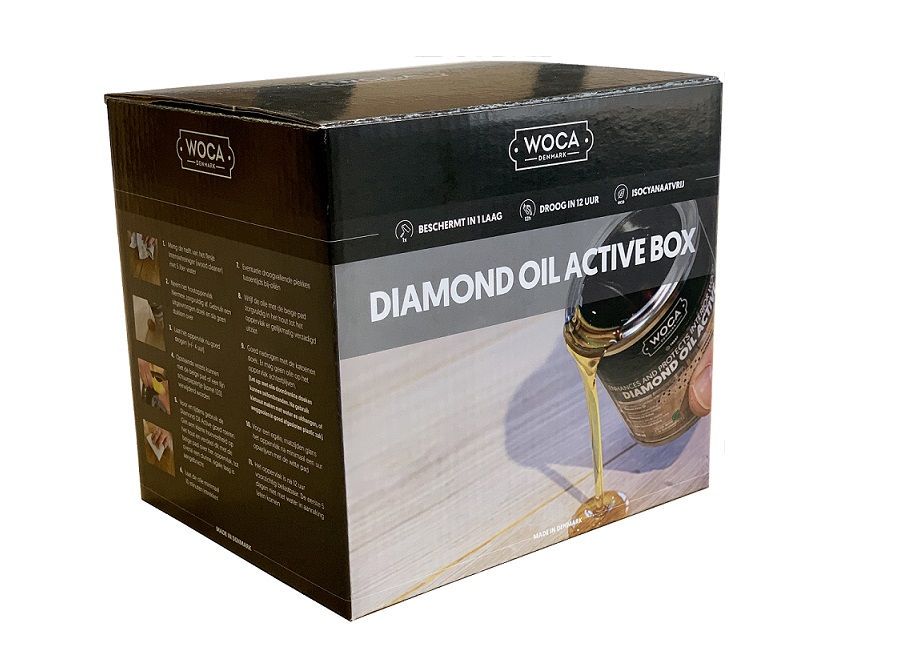 WOCA Diamond Oil Active Box | Onderhoudsolie